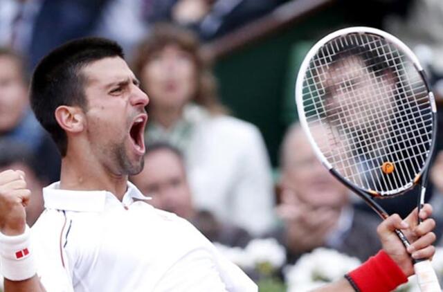 ATP sezono baigiamojo turnyro finale - serbo N. Džokovičiaus triumfas