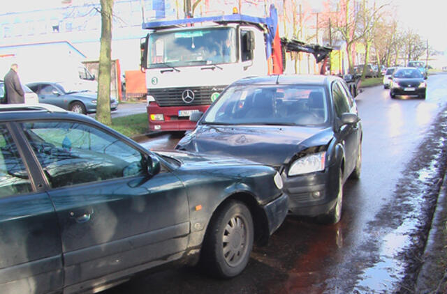 Avarijų asas paralyžiavo eismą
