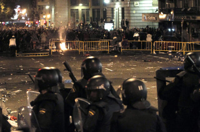 Devyni milijonai ispanų protestavo prieš šalies vyriausybės ekonominę politiką