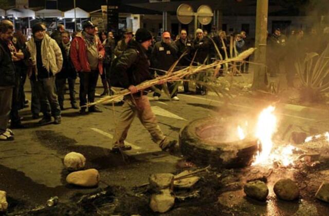 Ispanijoje sulaikyti 32 streikuotojai prieš taupymo politiką