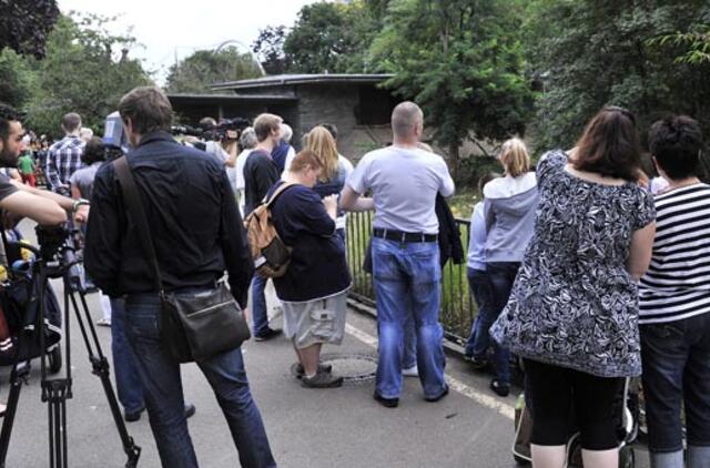 Kauno zoologijos sode - atnaujintas voljeras ūdrų porelei