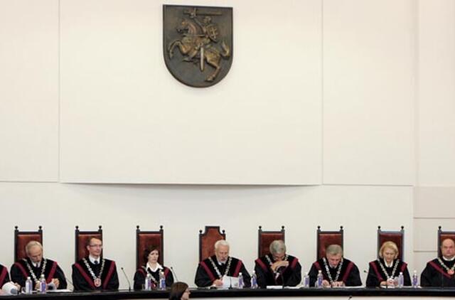 Konstitucinis Teismas nagrinės Seimo ir Prezidentės paklausimus