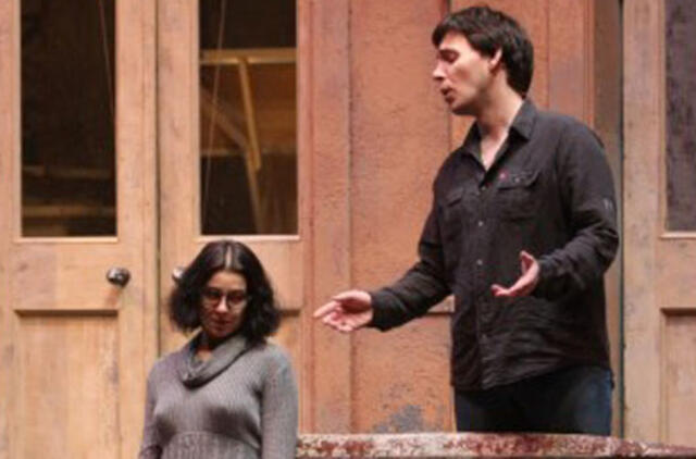 Kostas Smoriginas vaidina Oneginą