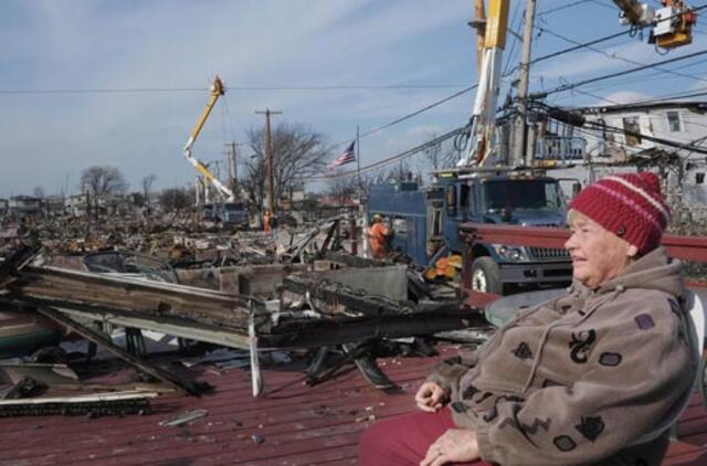 Po uragano "Sendi" siautėjimo Niujorke teks griauti šimtus namų