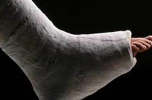 Policija nubaudė save partrenkusi vyriškį