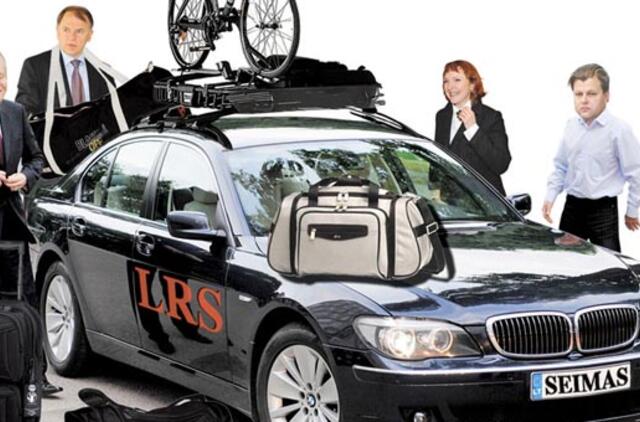 Seimūnų išlaidos piktina