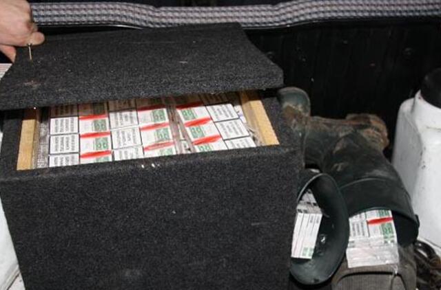 Šilutiškio automobilyje - kontrabandiniai rūkalai