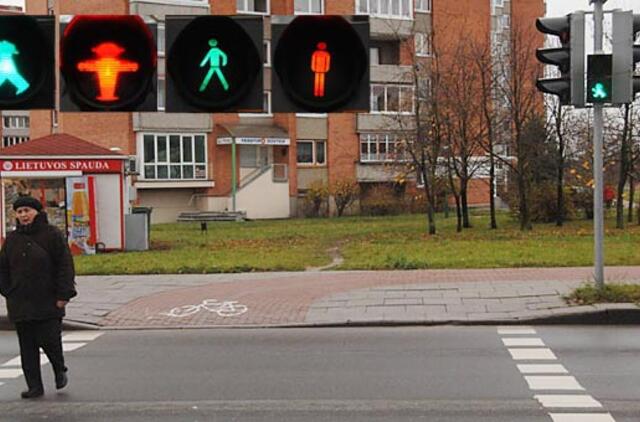 Transporto kamščių išvengti padės virtualūs šviesoforai?