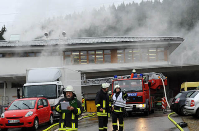 Vokietijoje per gaisrą neįgaliems skirtose dirbtuvėse žuvo 14 žmonių