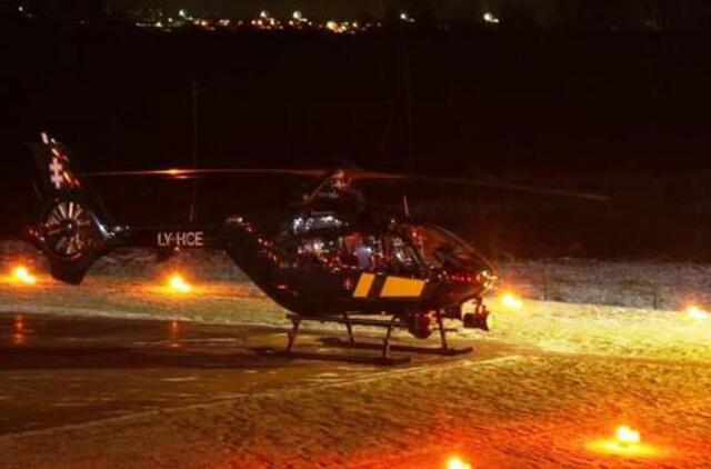 Donoro širdį iš Kauno į Vilnių pasieniečiai atskraidino per 19 minučių