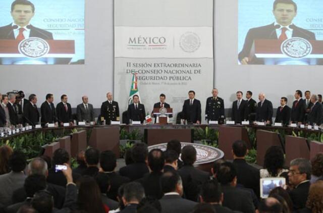 Meksikoje kuriamos naujos policijos pajėgos, skirtos kovai su nusikaltimais