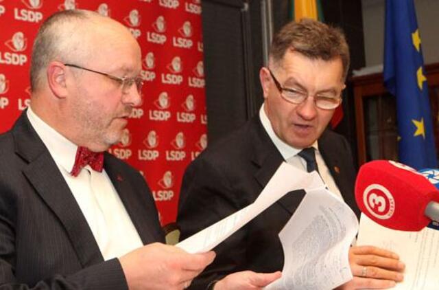 Patvirtinti LSDP kandidatai į pakartotinius Seimo rinkimus trijose apygardose