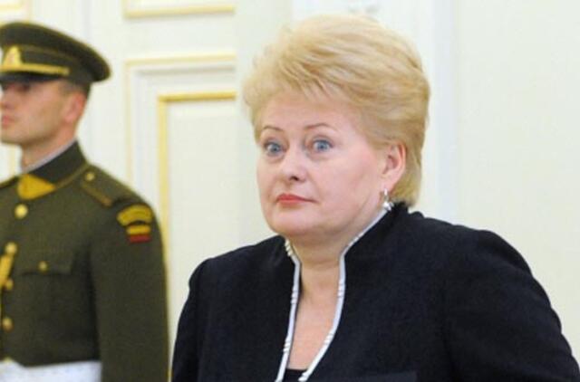 Prezidentė: Seimas apgynė savo ir visos Lietuvos garbę ir orumą
