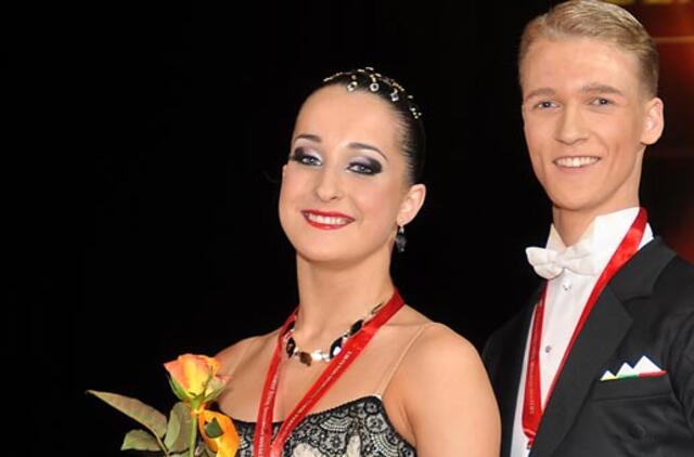 Šokėjai Dominykas Granskas ir Kotryna Petrošiūtė tarptautinėse varžybose Vilniuje - ketvirti