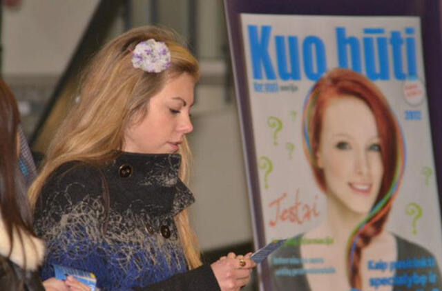 "Specialybių mugė" pritraukė rekordinį skaičių moksleivių