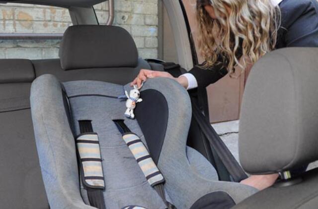 Su automobiliu pavogta ir mieganti mažylė