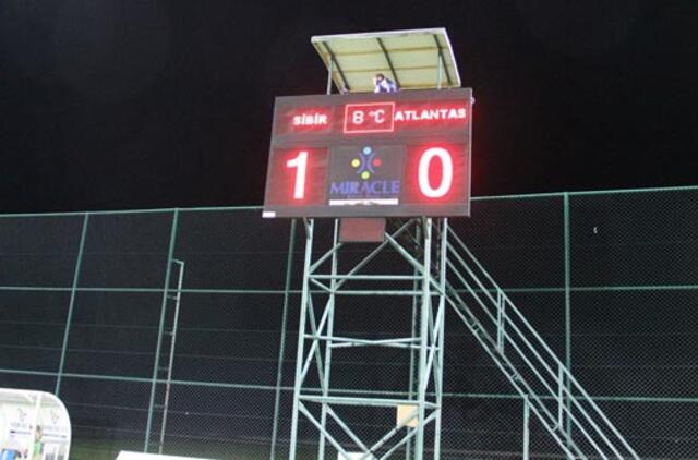 "Atlanto" futbolininkai pralaimėjo rusų klubui