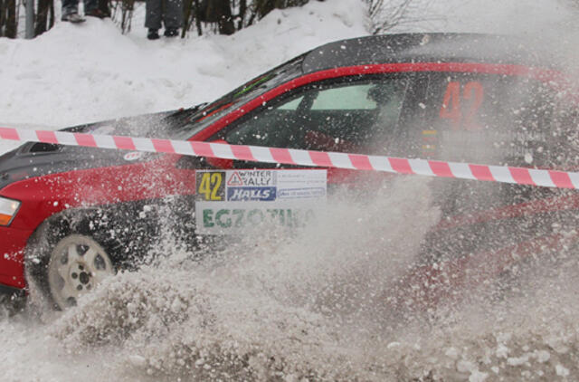 „Halls Winter Rally 2013“ organizatorius džiugina žiūrovų progresas