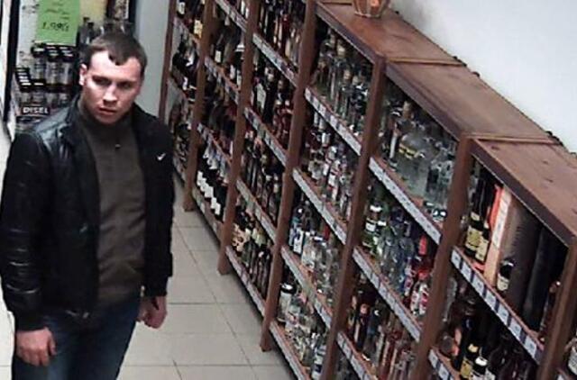 Ieškomas vagišius, Palangoje nugvelbęs brangius gėrimus