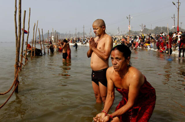 Indijoje prasideda didžiausias pasaulyje religinis festivalis "Kumbh Mela"