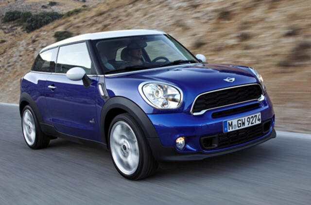 Kovą Lietuvoje debiutuos sportinis kupė „MINI Paceman“