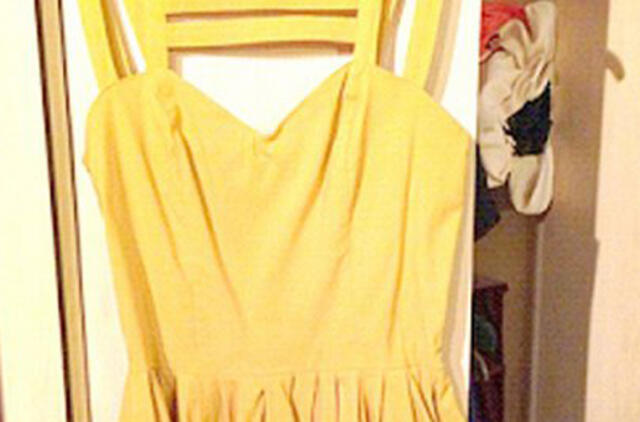 Mergina išgarsėjo netyčia apsinuoginusi parduodamos suknelės nuotraukoje (foto)