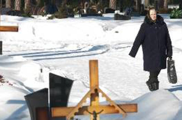 Miestai perpildyti - laidoti nėra kur