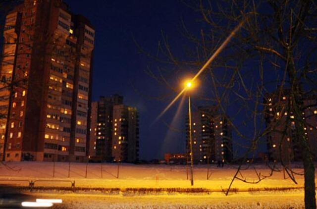 Miestas nori reguliuoti gatvių apšvietimą