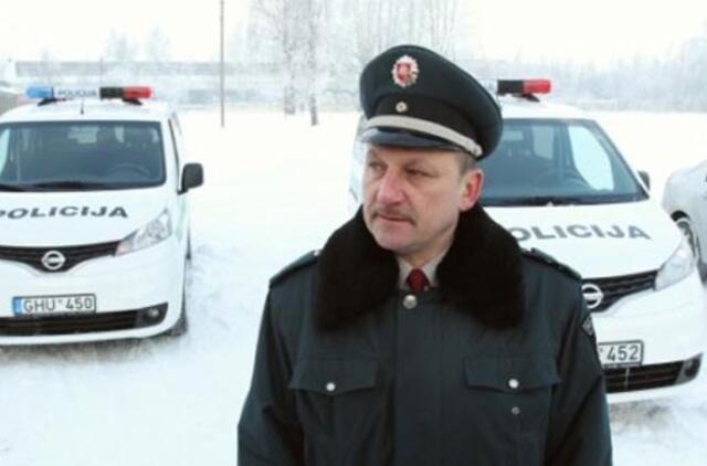 Policija važiuoja ir drundaletais
