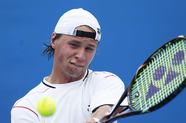 Tenisininkas R. Berankis Melburne nugalėjo F. Majerį ir toliau žais su olimpiniu čempionu E. Miurėjumi