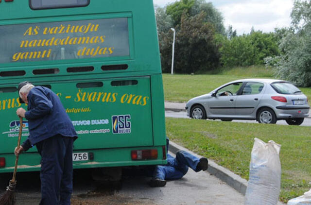 Autobusai genda, bet retai