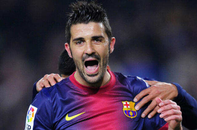 "Barcelona" norėtų, kad D. Villa taptų "super atsarginiu"