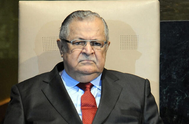 Irako prezidento sveikata pagerėjo, jis jau gali kalbėti