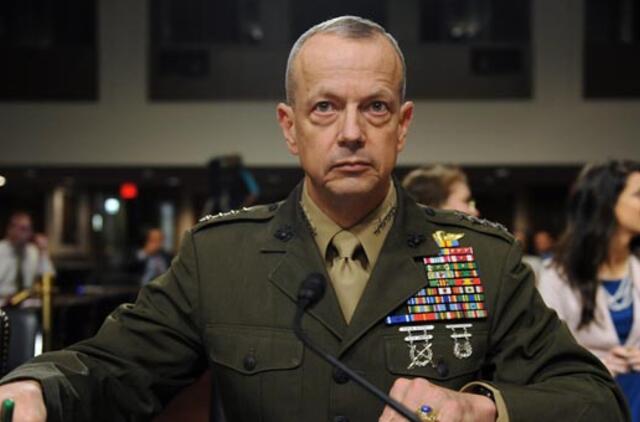 ISAF vadas Dž. Alenas neabejoja pergale Afganistane