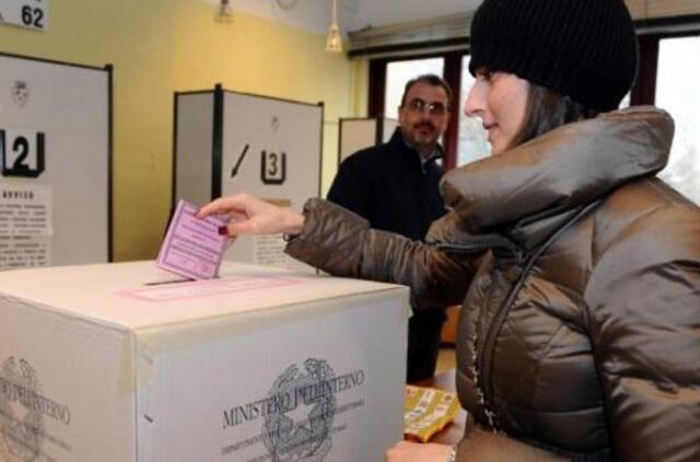 Italijai po parlamento rinkimų gresia aklavietė