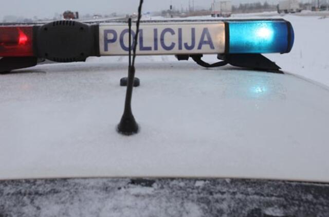 Šilutės rajone sunkvežimis rėžėsi į "golfą"