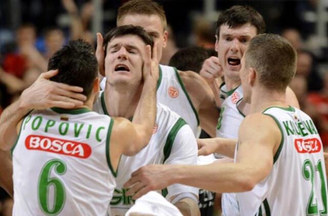 "Žalgiris" Eurolygos "Top-16" etape išplėšė trečiąją pergalę