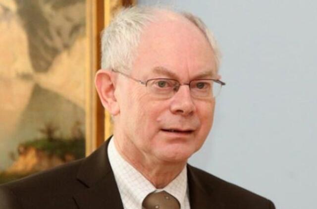 ES Vadovų Tarybos pirmininkas H. van Rompuy`us 2014 m. pabaigoje pasitrauks iš politikos