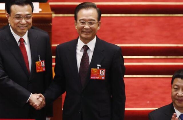 Li Kečiangas patvirtintas naujuoju Kinijos premjeru