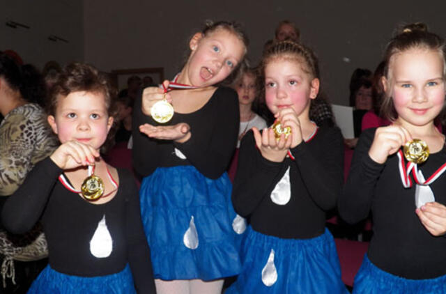 Pirmąją pavasario dieną rinkosi mažieji šokėjai