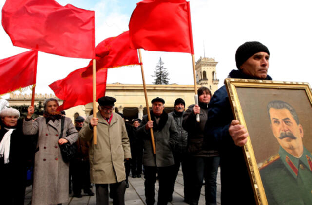 Pusė Rusijos gyventojų įžvelgia "teigiamą" J. Stalino vaidmenį