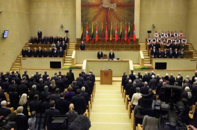 Seimas paminėjo Lietuvos Nepriklausomybės atkūrimo 23-iąsias metines