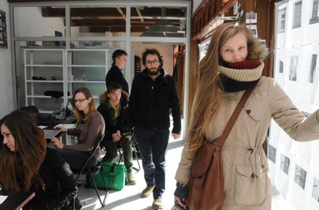 Studentai kūrė drauge su Italijos architektūros korifėjais