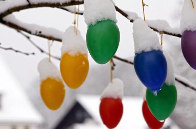 Šv. Velykų savaitgalis bus ramus, bet apniukęs