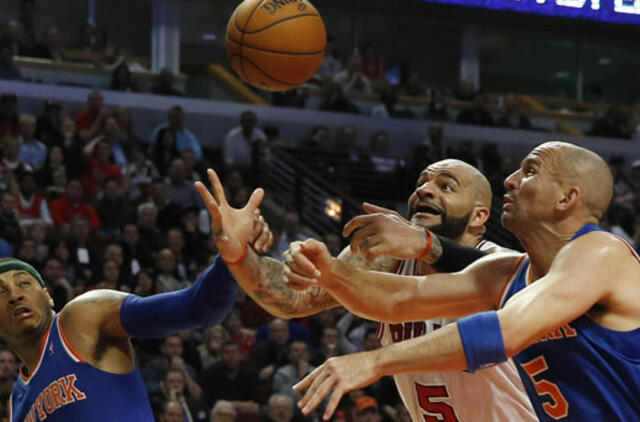 "Bulls" nutraukė "Knicks" komandos 13-os pergalių seriją