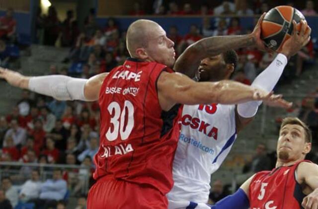 "Caja Laboral" sušvelnino Eurolygos ketvirtfinalio serijos rezultatą