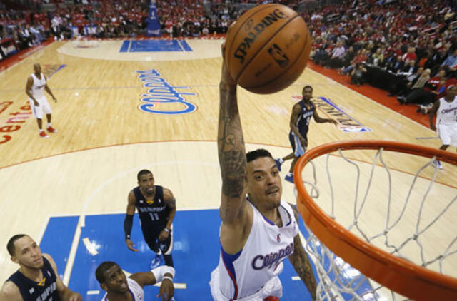 "Clippers" krepšininkai antrą kartą įveikė "Grizzlies" ekipą