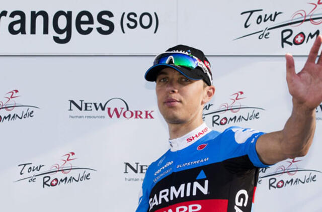 Dviratininkas Ramūnas Navardauskas laimėjo "Tour de Romandie" etapą