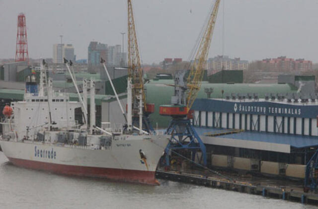 Išnaudoja tik pusę uosto pajėgumo