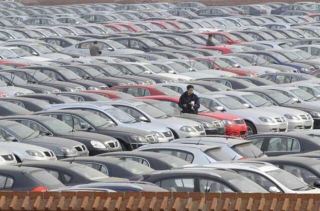 Kinijoje pirmąjį šių metų ketvirtį parduota per 5,4 mln. automobilių